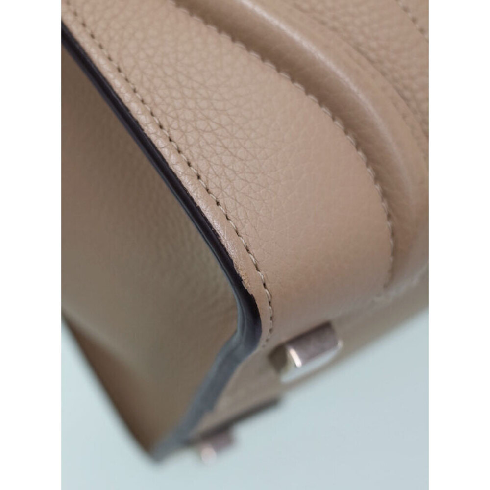 Celine Shopper Tote Shoulder Leather Calfskin Handbag - Picture 8 of 9